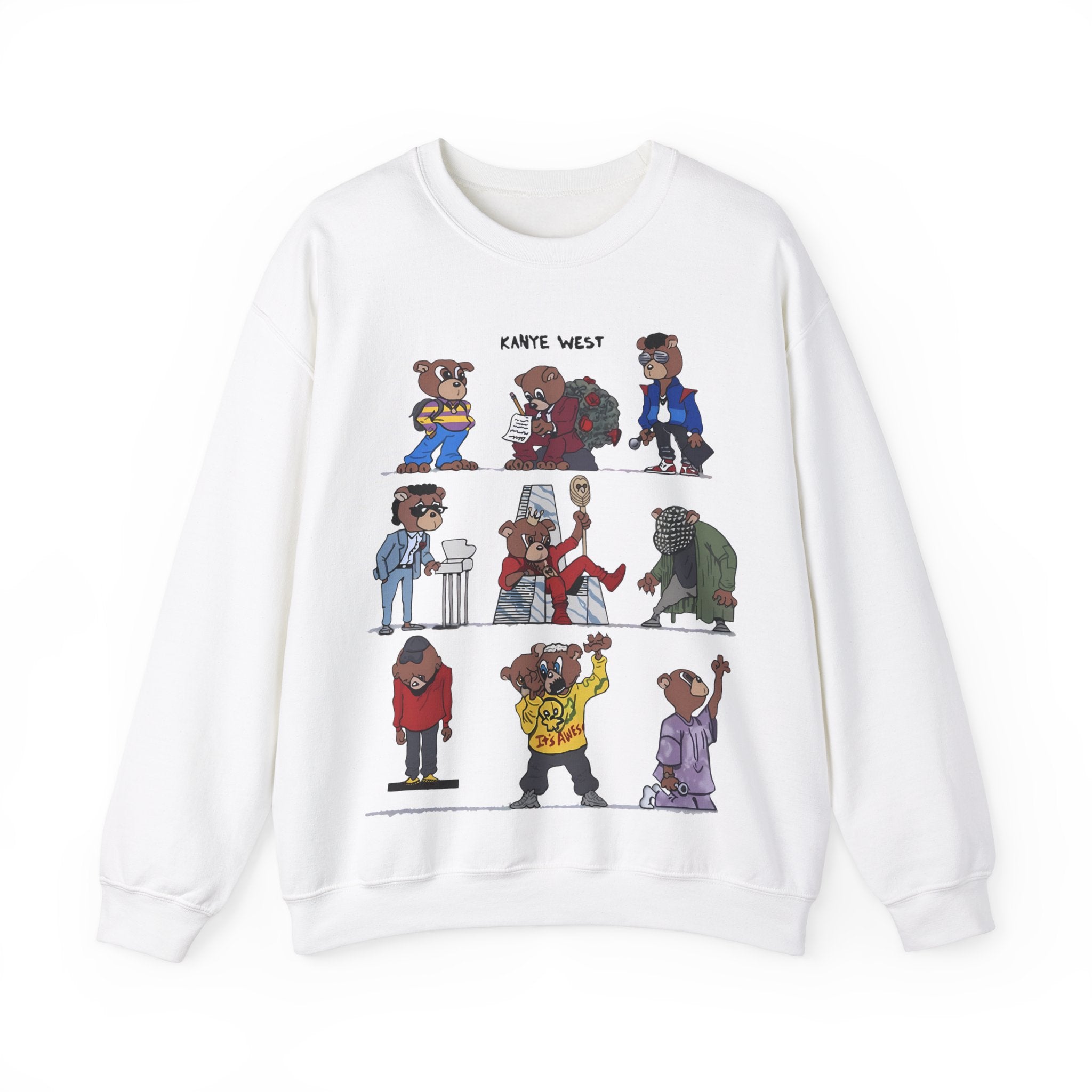Kanye West Bears Unisex Heavy Blend™ Crewneck Sweatshirt