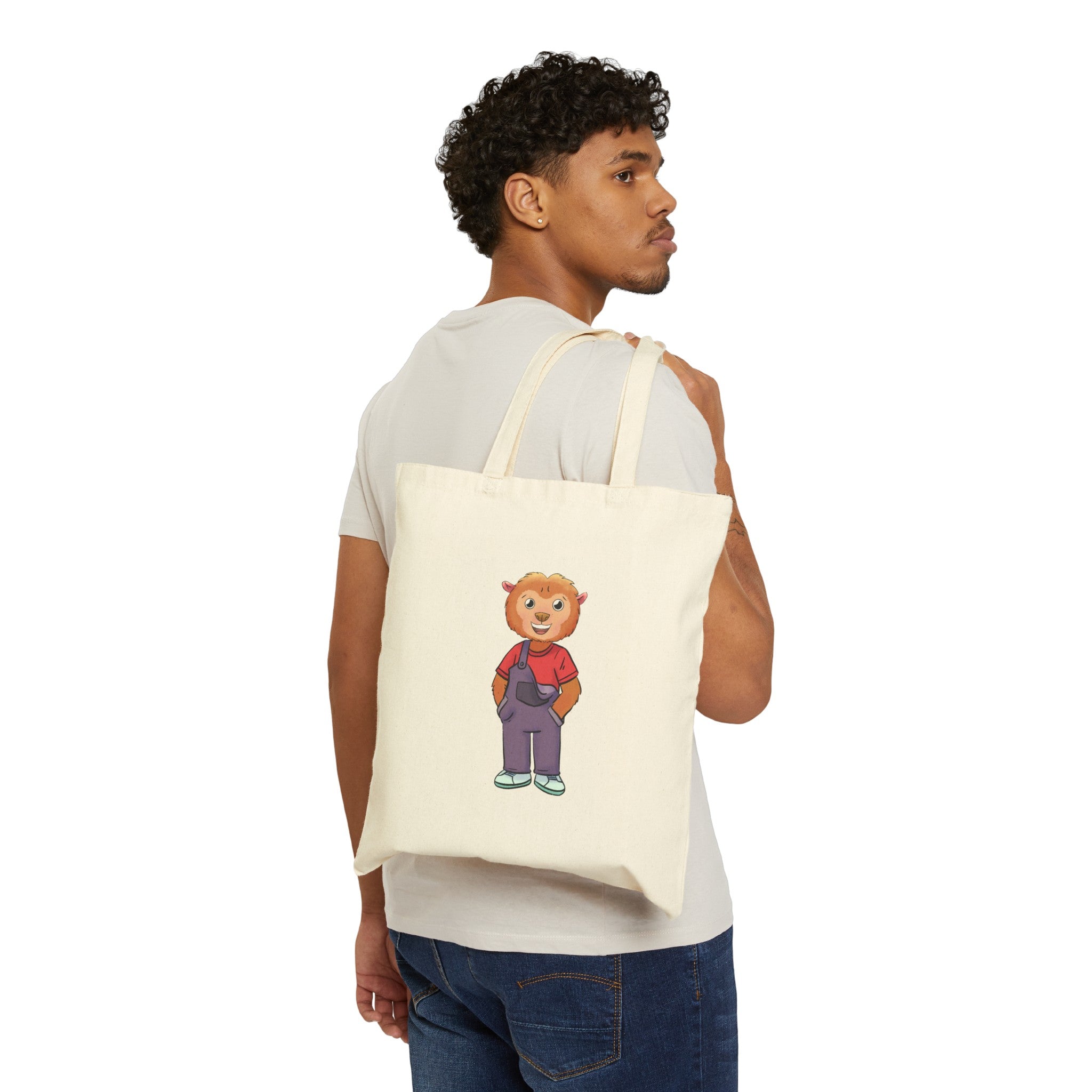 Pacey the Potto Cotton Canvas Tote Bag