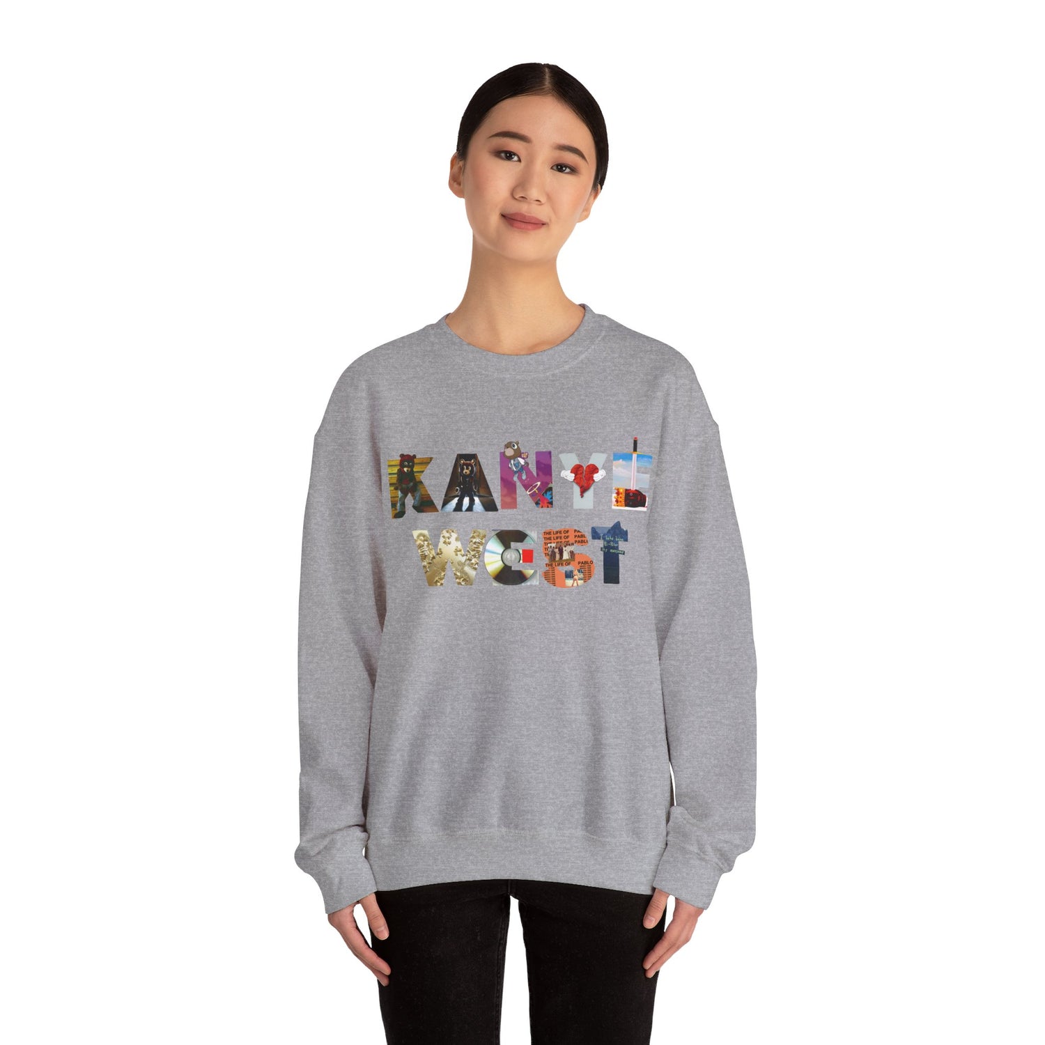 Kanye West Album Covers Unisex Heavy Blend™ Crewneck Sweatshirt