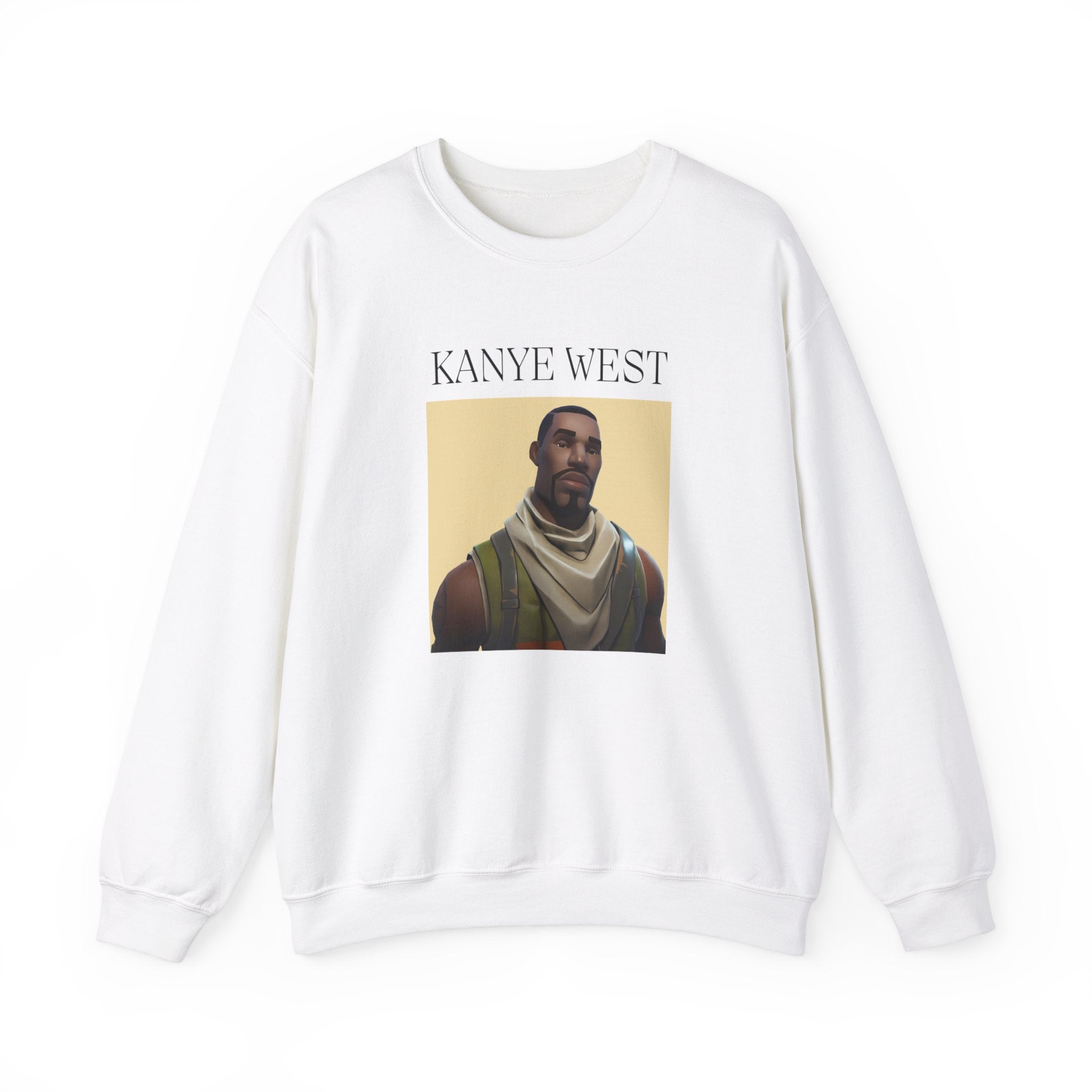 Kanye West Fortnite Fun Unisex Sweatshirt, Heavy Blend™ Crewneck Featuring Meme Graphics, Gamer &amp; Music Fan Merch