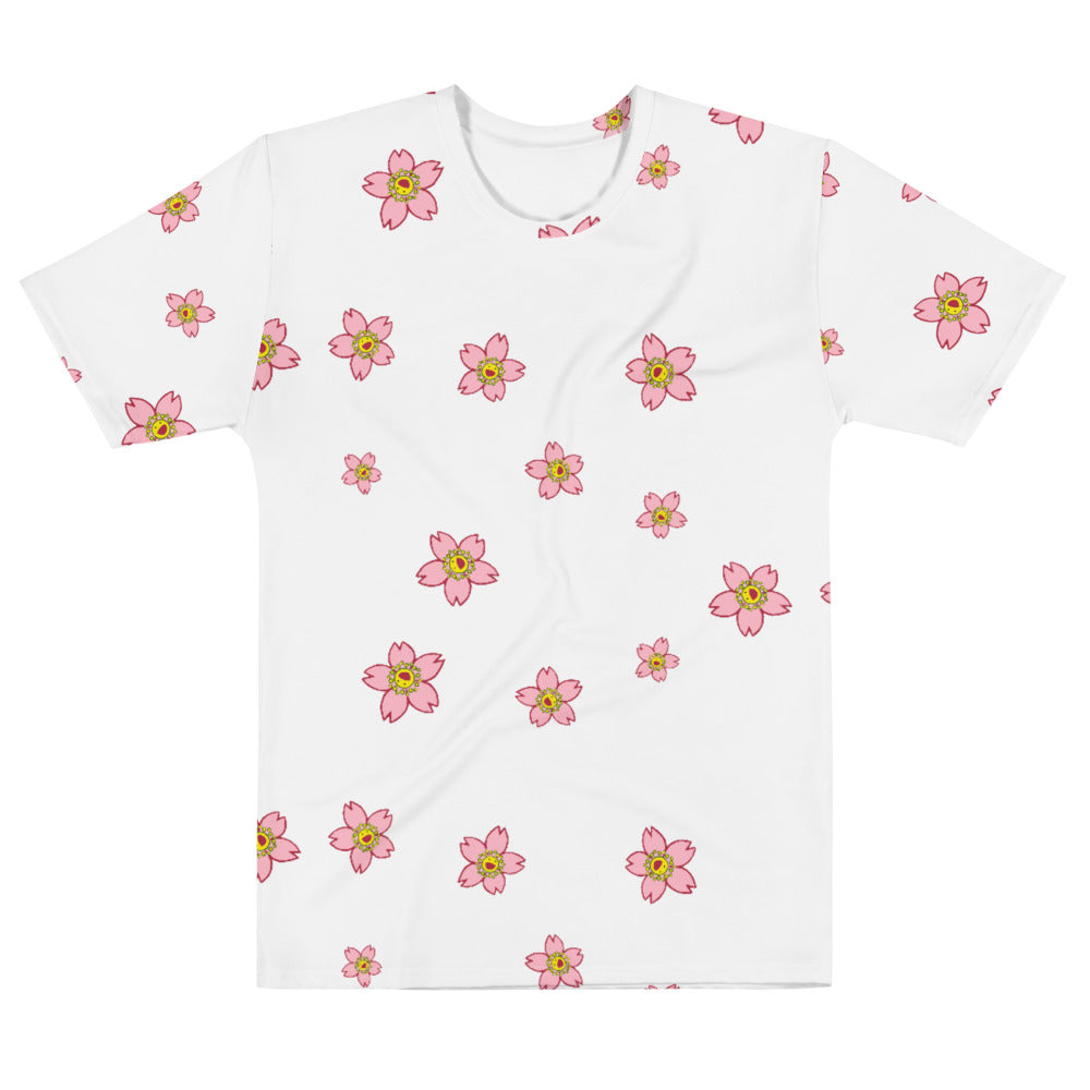 Takashi Murakami Cherry Blossom Pattern Unisex T-shirt - Pirend