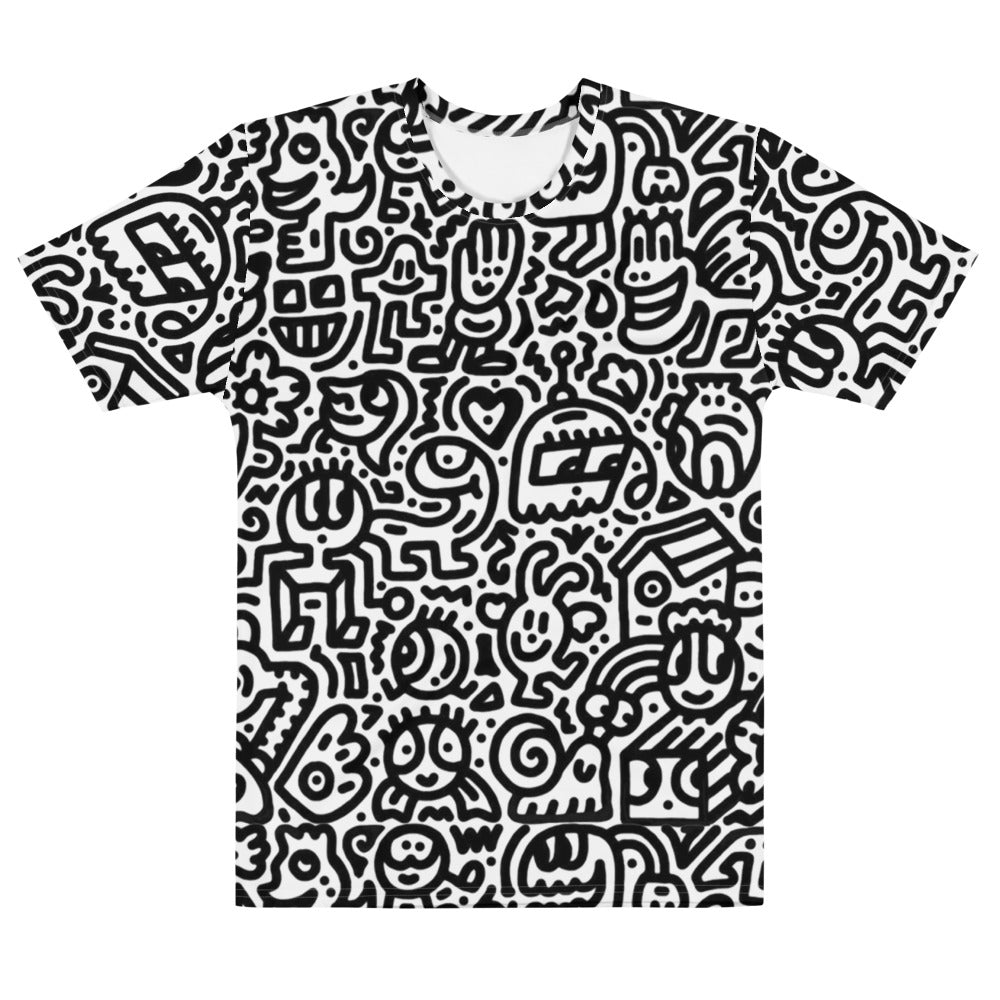 Mr. Doodle Patterned Unisex T-shirt - Pirend