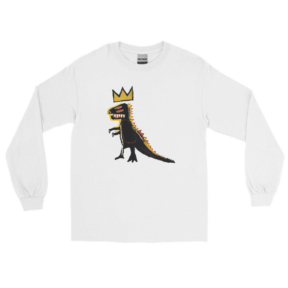 Jean-Michel Basquiat Pez Dispenser (Dinosaur) 1984 Artwork Long Sleeve Shirt x Pirend - Pirend