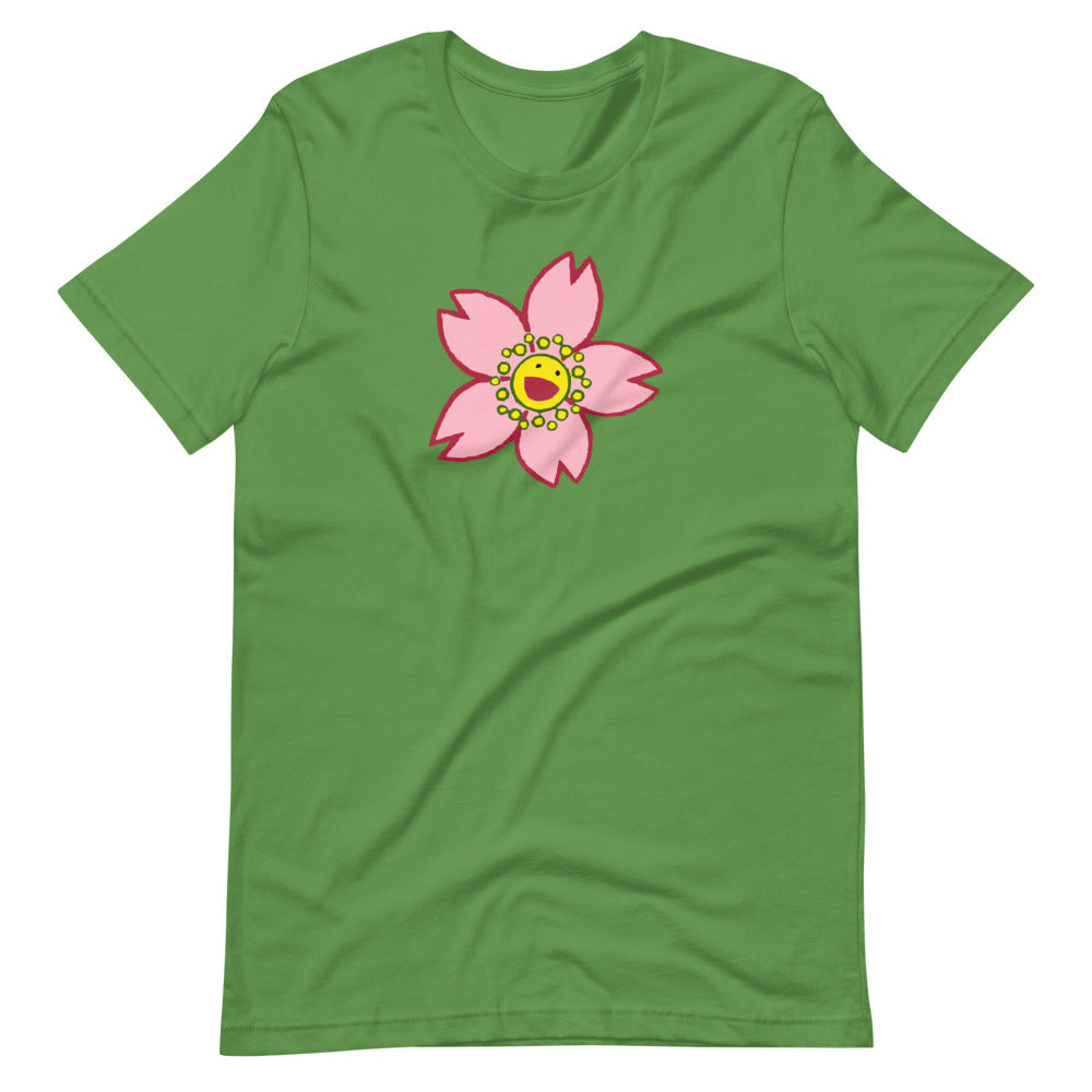 Takashi Murakami Cherry Blossom Short-Sleeve Unisex T-Shirt - Pirend